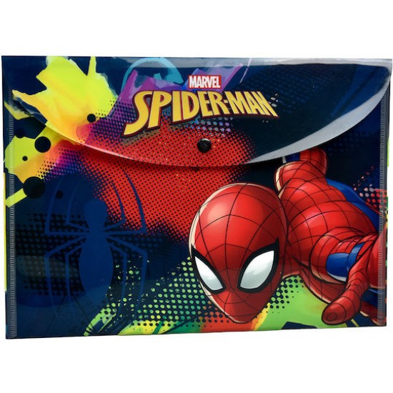 ΦΑΚΕΛΟΣ ΚΟΥΜΠΙ Α4 PP SPIDERMAN 337-06580
