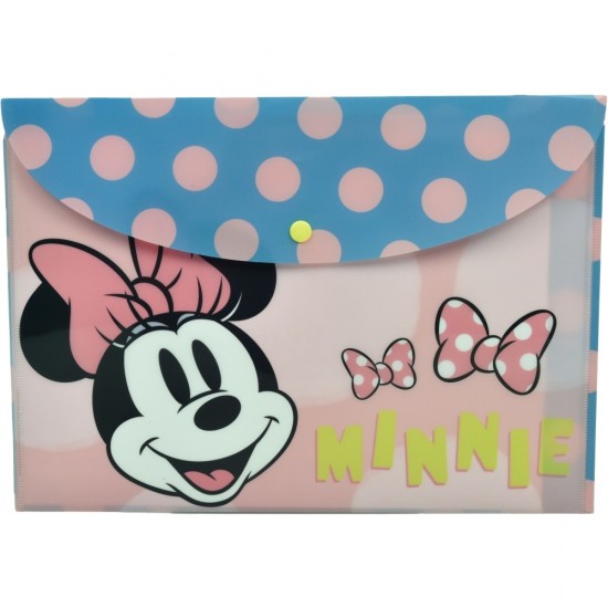 ΦΑΚΕΛΟΣ ΚΟΥΜΠΙ A4 DISNEY MINNIE (340-38580)