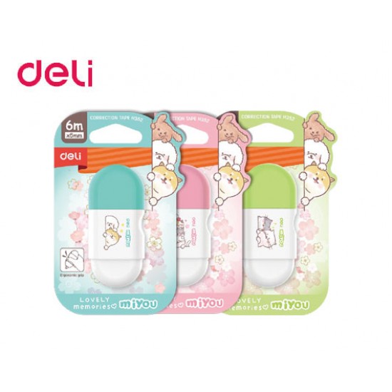 DELI ΔΙΟΡΘΩΤΙΚΗ ΤΑΙΝΙΑ BLISTER 5mmx6m MIYOU ΑΣΣΟΡΤΙ