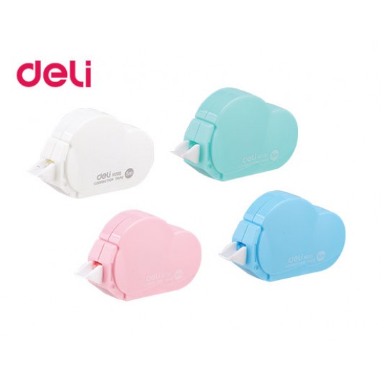 DELI ΔΙΟΡΘΩΤΙΚΗ ΤΑΙΝΙΑ ΚΑΡΤΕΛΑ 5mm x 5m 4 ΠΑΣΤΕΛ ΧΡΩΜΑΤΑ ΑΣΣΟΡΤΙ DELI ΔΙΟΡΘΩΤΙΚΗ ΤΑΙΝΙΑ ΚΑΡΤΕΛΑ 5mm x 5m 4 ΠΑΣΤΕΛ ΧΡΩΜΑΤΑ ΑΣΣΟΡΤΙ