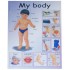 Next εκπαιδευτική αφίσα "Το σώμα μου" Αγγλικά 50x70εκ.
