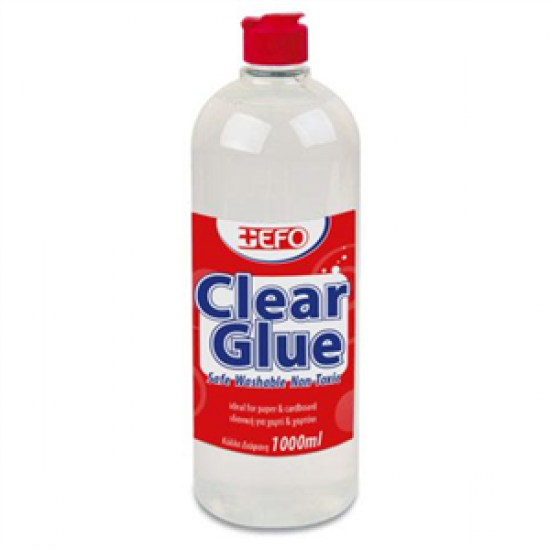 Κόλλα +EFO Διάφανη 1000ml Κόλλα +EFO Διάφανη 1000ml