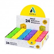 Adel ξύστρα "Emoji" διπλή ø7mm & ø12mm τρύπα Adel ξύστρα "Emoji" διπλή ø7mm & ø12mm τρύπα