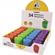 Adel ξύστρα "Comfy" βαρελάκι διπλή 7mm & 12mm