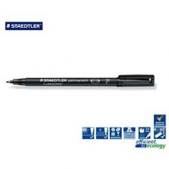 STAEDTLER ΜΑΡΚΑΔΟΡΟΣ LUMOCOLOR M PERM. ΜΑΥΡΟ