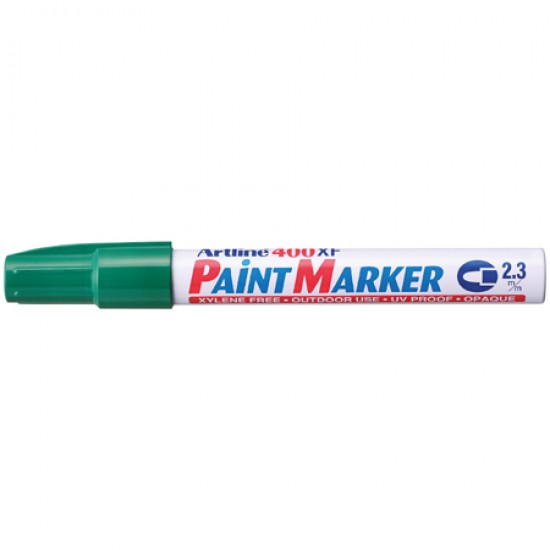 ΜΑΡΚΑΔΟΡΟΣ ARTLINE PAINT MARKERS EK-400XF ΣΤΡΟΓΓΥΛΗ ΜΥΤΗ 2,3mm ΠΡΑΣΙΝΟΣ ΜΑΡΚΑΔΟΡΟΣ ARTLINE PAINT MARKERS EK-400XF ΣΤΡΟΓΓΥΛΗ ΜΥΤΗ 2,3mm ΠΡΑΣΙΝΟΣ