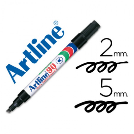 ΜΑΡΚΑΔΟΡΟΣ ARTLINE ΟΙΝΟΠΝΕΥΜΑΤΟΣ EK-90 ΠΛΑΚΕ ΜΥΤΗ 2,0 - 5,0mm ΜΑΥΡΟΣ