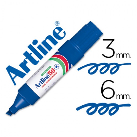ΜΑΡΚΑΔΟΡΟΣ ARTLINE ΟΙΝΟΠΝΕΥΜΑΤΟΣ EK-50 ΠΛΑΚΕ ΜΥΤΗ 3,0 - 6,0mm ΜΠΛΕ ΜΑΡΚΑΔΟΡΟΣ ARTLINE ΟΙΝΟΠΝΕΥΜΑΤΟΣ EK-50 ΠΛΑΚΕ ΜΥΤΗ 3,0 - 6,0mm ΜΠΛΕ