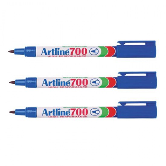 ΜΑΡΚΑΔΟΡΟΣ ARTLINE ΟΙΝΟΠΝΕΥΜΑΤΟΣ EK-700 ΣΤΡΟΓΓ. ΜΥΤΗ 0,7mm ΜΠΛΕ