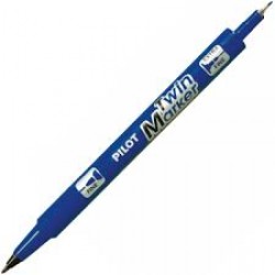 PILOT ΜΑΡΚΑΔΟΡΟΣ ΑΝΕΞΙΤΗΛΟΣ TWIN MARKER BEGREEN ΜΠΛΕ