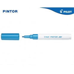 PILOT ΜΑΡΚΑΔΟΡΟΣ PAINT PINTOR FINE ΜΕΤΑΛΛΙΚΟ ΜΠΛΕ