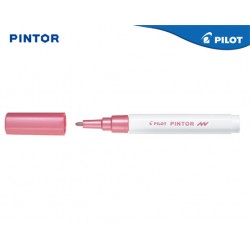 PILOT ΜΑΡΚΑΔΟΡΟΣ PAINT PINTOR FINE ΜΕΤΑΛΛΙΚΟ ΡΟΖ