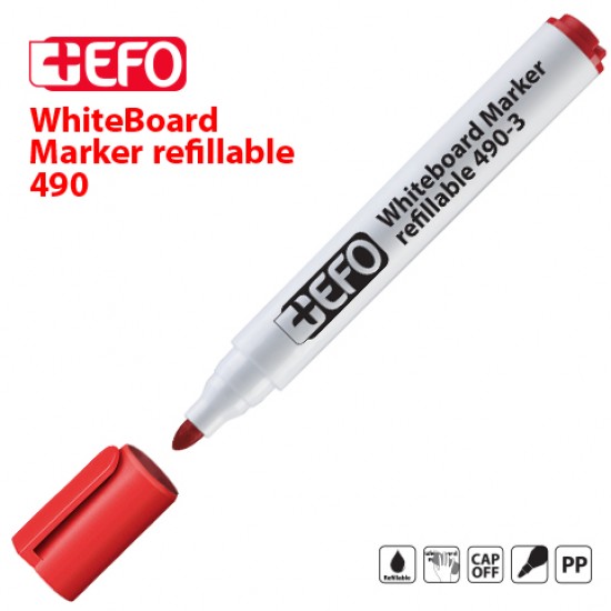 Μαρκαδόρος Πίνακα +Efo 490-3 Κόκκινο Μαρκαδόρος Πίνακα +Efo 490-3 Κόκκινο