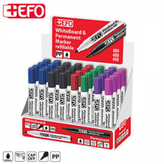 Μαρκαδόρος Πίνακα +Efo 490 Display 72τεμ Μαρκαδόρος Πίνακα +Efo 490 Display 72τεμ