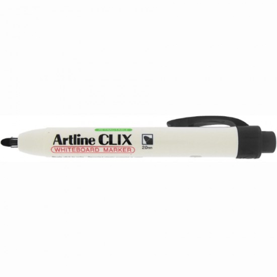 ΜΑΡΚΑΔΟΡΟΣ ARTLINE ΑΣΠΡΟΥ ΠΙΝΑΚΑ EK-573Α CLIX ΣΤΡΟΓΓ. ΜΥΤΗ 2mm ΜΑΥΡΟΣ