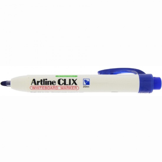 ΜΑΡΚΑΔΟΡΟΣ ARTLINE ΑΣΠΡΟΥ ΠΙΝΑΚΑ EK-573Α CLIX ΣΤΡΟΓΓ. ΜΥΤΗ 2mm ΜΠΛΕ