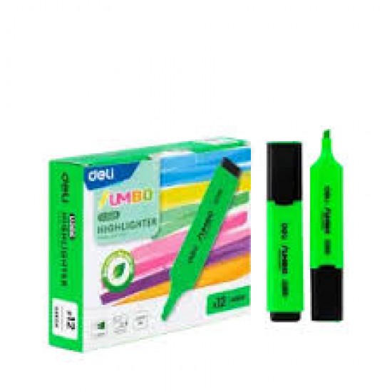 DELI ΜΑΡΚΑΔΟΡΟΣ ΥΠΟΓΡΑΜΜΙΣΗΣ ΠΛΑΚΕ 1-5mm JUMBO ΠΡΑΣΙΝΟ DELI ΜΑΡΚΑΔΟΡΟΣ ΥΠΟΓΡΑΜΜΙΣΗΣ ΠΛΑΚΕ 1-5mm JUMBO ΠΡΑΣΙΝΟ