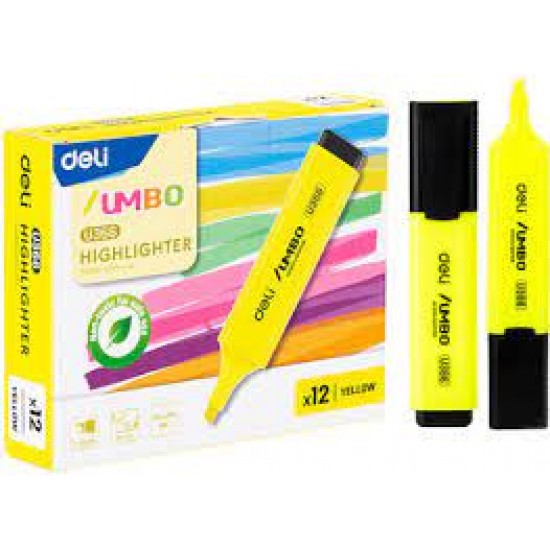 DELI ΜΑΡΚΑΔΟΡΟΣ ΥΠΟΓΡΑΜΜΙΣΗΣ ΠΛΑΚΕ 1-5mm JUMBO ΚΙΤΡΙΝΟ DELI ΜΑΡΚΑΔΟΡΟΣ ΥΠΟΓΡΑΜΜΙΣΗΣ ΠΛΑΚΕ 1-5mm JUMBO ΚΙΤΡΙΝΟ