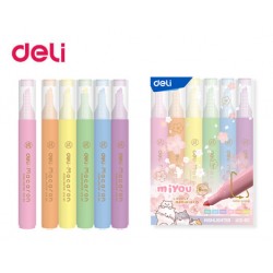 DELI ΜΑΡΚΑΔΟΡΟΣ ΥΠΟΓΡΟΓΡΑΜΜΙΣΗΣ ΠΛΑΚΕ 6Τ 1-4mm MIYOU MACARON 