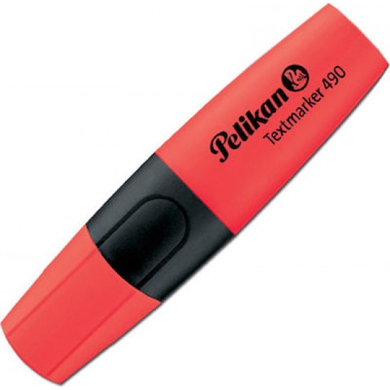 Pelikan Textmarker 490 Μαρκαδόρος Υπογράμμισης Κόκκινος