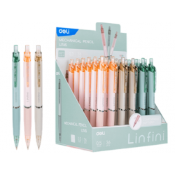 DELI ΜΟΛΥΒΙ ΜΗΧΑΝΙΚΟ 0.5mm LINFINI ΑΣΣΟΡΤΙ DELI ΜΟΛΥΒΙ ΜΗΧΑΝΙΚΟ 0.5mm LINFINI ΑΣΣΟΡΤΙ