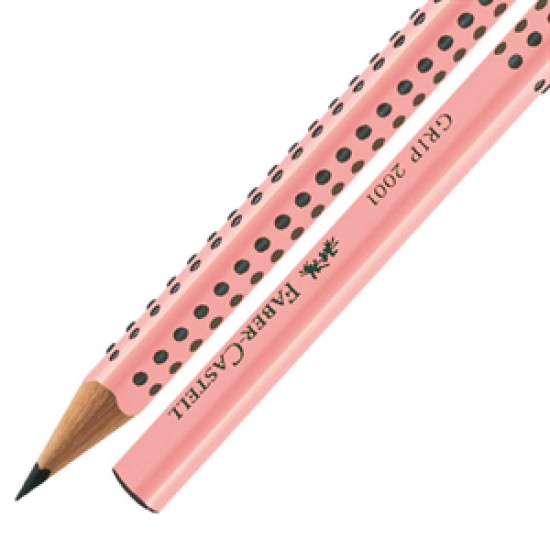 Μολύβι Faber Castell Grip Σομόν Μολύβι Faber Castell Grip Σομόν