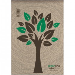 ΜΠΛΟΚ OVERLAP Α4 GREENLINE Ριγέ  50Φ.