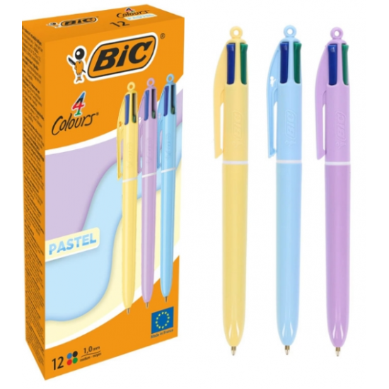 ΣΤΥΛΟ BIC 4 COLOURS PASTEL1,0 ΣΤΥΛΟ BIC 4 COLOURS PASTEL1,0