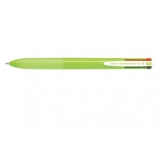 PILOT ΣΤΥΛΟ SUPER GRIP G4 1.0mm MEDIUM 4ΧΡΩΜΟ ΛΑΧΑΝΙ 