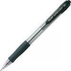 PILOT ΣΤΥΛΟ SUPER GRIP MEDIUM 1.0mm ΜΑΥΡΟ