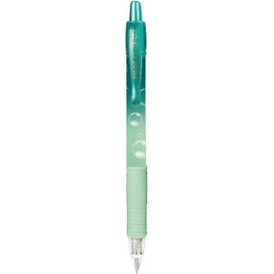 PILOT ΣΤΥΛΟ G-2 ΜΠΛΕ ΜΕΛΑΝΙ 0.7mm BUBBLE ΠΡΑΣΙΝΟ