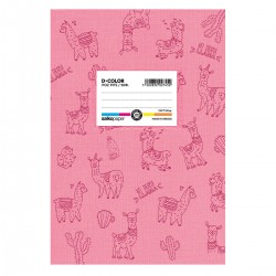 ΤΕΤΡΑΔΙΑ SALKO D-COLOR 17Χ25 50φ ΡΙΓΕ ΡΟΖ