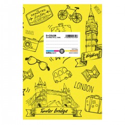 ΤΕΤΡΑΔΙΑ SALKO D-COLOR 17Χ25 50φ ΡΙΓΕ ΚΙΤΡΙΝΟ ΤΕΤΡΑΔΙΑ SALKO D-COLOR 17Χ25 50φ ΡΙΓΕ ΚΙΤΡΙΝΟ