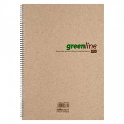 ΤΕΤΡΑΔΙΟ ΣΠΙΡΑΛ GREENLINE 17X25 240ΣΕΛ 4Θ 5334 ΤΕΤΡΑΔΙΟ ΣΠΙΡΑΛ GREENLINE 17X25 240ΣΕΛ 4Θ 5334