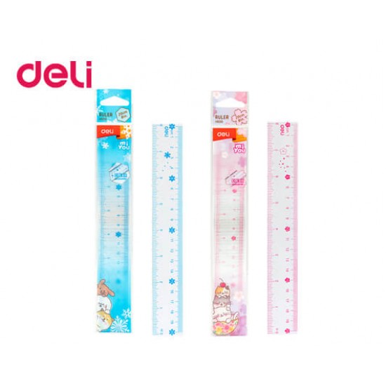 DELI ΥΠΟΔΕΚΑΜΕΤΡΟ 20cm BLISTER MIYOU ΑΣΣΟΡΤΙ