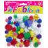 Pompoms Fabi Glitter 50τεμ Assorted