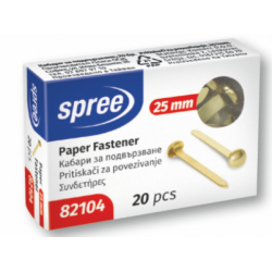 Διπλόκαρφα 25mm Spree 82104