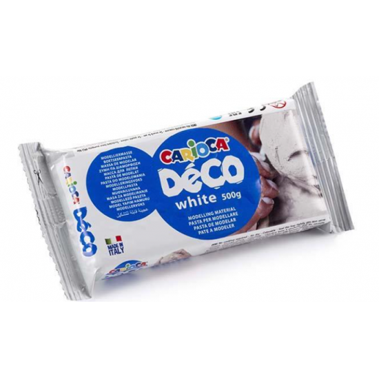 Carioca Decò λευκός πηλός 500gr. Carioca Decò λευκός πηλός 500gr.