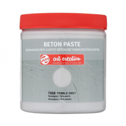 Talens art creation beton paste pebble grey 250ml.