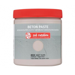 Talens art creation beton paste deep taupe 250ml.