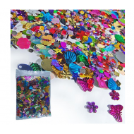 Πούλιες και στρας 55γρ. διάφορα σχέδια Πούλιες και στρας 55γρ. διάφορα σχέδια