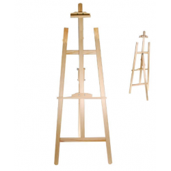 Καβαλέτο ζωγραφικής ξύλινο Υ145x55εκ.