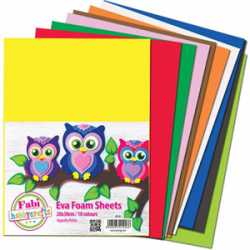 Αφρώδες Μπλοκ Fabi 20x30 2mm 10φ 10 χρώματα 88100 Αφρώδες Μπλοκ Fabi 20x30 2mm 10φ 10 χρώματα 88100